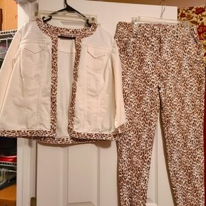 Chicos jacket and pant set